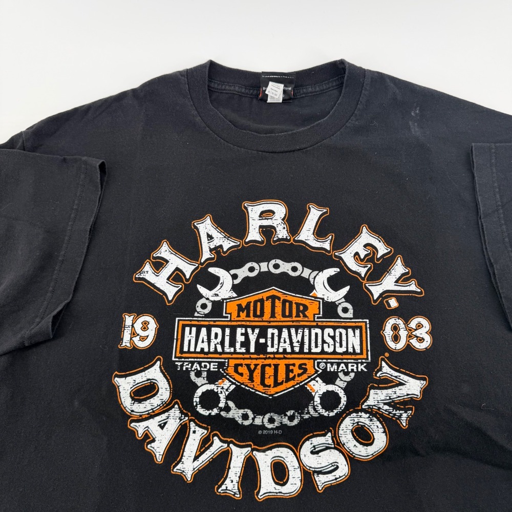 Harley-Davidson Whiskey Row Prescott Arizona Graphic T-Shirt XL Black Biker Tee